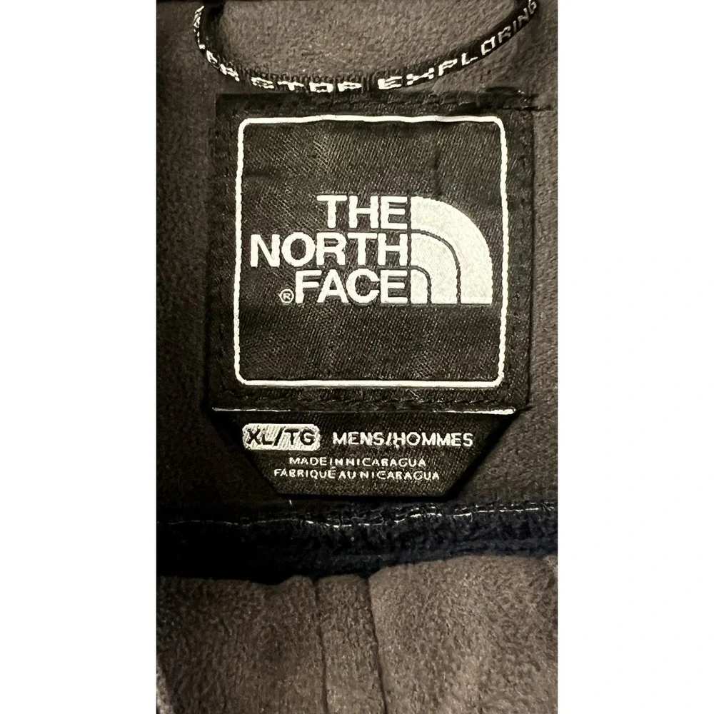The North Face Jacket Mens XL Apex Bionic Softshell Navy Silicon Valley Bank EUC
